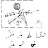 Einhell Set za kompresor u torbi 10/1 | shoptok.hr