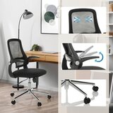 MID.YOU Pisarniški Stol Miko B Eco, Črna | Shoptok.si