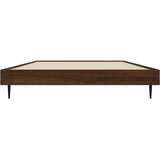  Okvir kreveta bez madraca smeđa boja hrasta 100 x 200 cm drveni | Eponuda.com