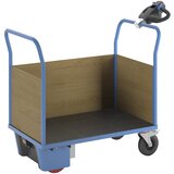 eurokraft pro ploski voziček z električnim pogonom, 3 visoke stene iz mdf, dxšxv 1420 x 700 x 1300 mm Cene