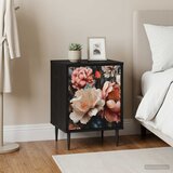  Noćni ormar BORNE Crni hrast 36 x 33 x 51 cm Konstruirano drvo | shoptok.hr