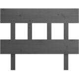  Uzglavlje za krevet sivo 103,5 x 3 x 81 cm od masivne borovine | shoptok.hr
