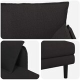  Preveliki šezlong Crna Bouclé - Crna 101 cm | shoptok.hr