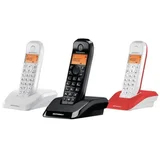 S1203 paket 3 barvnih brezžičnih telefonov, (21408151)