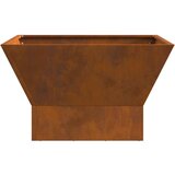 vidaXL Čelik otporan na vremenske uvjete/Smeđa 60 x 60 x 35 cm Stilsko | shoptok.hr