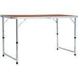 vidaXL Zložljiva miza za kampiranje iz aluminija 120x60 cm, (20816954) Cene