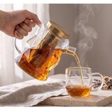 Vialli Design Stakleni čajnik s cjedilom u zlatnoj boji 1,3 l Geo – | shoptok.hr