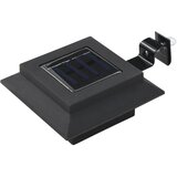  Vanjske solarne svjetiljke 6 kom LED četvrtaste 12 cm crne | Eponuda.com
