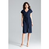 Lenitif Ženska haljina L032 Teget crna | plava | krema Cene