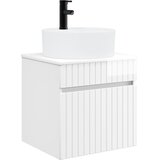 vidaXL Lavabo - Umivaonik s policom za zid Bijela 49 x 44 5 x 65 cm - Bijela | shoptok.hr