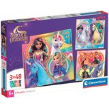 Clementoni Unicorn Akademija Supercolor slagalica 3x48 komada - Cijene