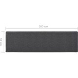  Dugi tepih antracit 50 x 200 cm | shoptok.hr