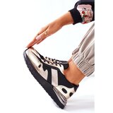 Kesi Women's Sports Shoes Black Gold Manitoba | shoptok.hr