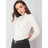 Fashion Hunters Ecru Scarlett RUE PARIS turtleneck sweater | Shoptok.si