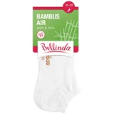 Bellinda BAMBOO AIR LADIES IN-SHOE SOCKS - Short women's bamboo socks - white