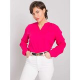 Fashion Hunters RUE PARIS Fuchsia blouse | shoptok.hr