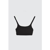 Trendyol Black Crop Knitted Blouse | shoptok.hr