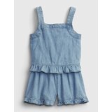 GAP Dječja haljina Traper ruffle Romper Cene