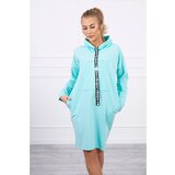 Kesi Dress with tie mint Cene