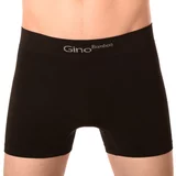 Gino Men's boxers seamless bamboo black (54004)