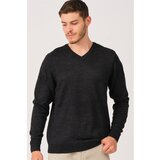 Dewberry V0036 MALE V-NECK SWEATER-ANTHRACITIS Cijene