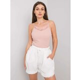 Fashion Hunters Dusty pink top with lace Cene