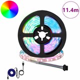  LED traka 12 pcs Crna i prozirna 950 mm Bakar i plastika | shoptok.hr