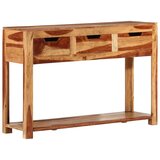 vidaXL Konzolni stol 110 x 35 x 75 cm od masivnog bagremovog drva | shoptok.hr