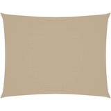 vidaXL Senčno jadro oksford blago pravokotno 6x7 m bež | Shoptok.si