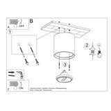  Sollux SL.0841 - Spot svetiljka KALU 1xGU10/ES111/40W/230V | Eponuda.com