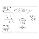  Stenska keramična svetilka KALU, (21347829) | Shoptok.si