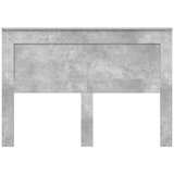  Uzglavlje s uzglavljem Betonski sivi 150 cm Konstruirano drvo | shoptok.hr