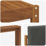  Set vanjskih sofa 5 kom. Prirodna i antracit | shoptok.hr
