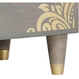  Noćni ormar s ladicama Siva 50 x 33 x 62 cm Čvrsto drvo manga | shoptok.hr