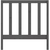  Uzglavlje za krevet sivo 95 x 4 x 100 cm od masivne borovine | shoptok.hr