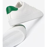 Shelvt Classic white sneaker with a green accent | Shoptok.si