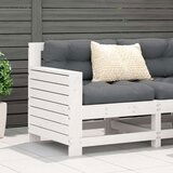  Sofa s naslonom za ruke bijela 69x62x70 5 cm od borovine | shoptok.hr