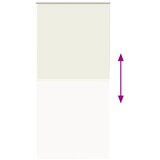 Rolo zavjesa za zamračivanje prljavo bijela 115x210 cm Širina tkanine 110,7 cm Poliester | Shoptok.si