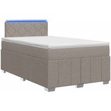  Boxspring krevet s madracem Sivosmeđa 120 x 190 cm Tkanina | shoptok.hr