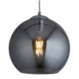 Searchlight Balls 1 viseča svetilka s svetlobno kupolo, kromirana, dimljeno steklo, E27, (22101014) | Shoptok.si