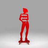  Stalak za odjeću samostojeći Djevojčica - boja crvena | shoptok.hr