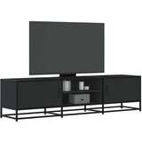 TV ormarić crni 160x35x41 cm Konstruirano drvo i metal | shoptok.hr