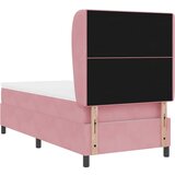  Krevet s opruga kutije s madracem Ružičasta 200 x 100 cm Baršun | shoptok.hr