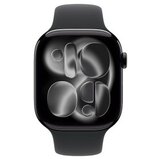 Apple Watch S11 GPS 42mm Jet Black Aluminium Case with Black Sport Band - M/L (mequ4rk/a) | ePonuda.com