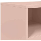 vidaXL TV ormarić ružičasti 100,5 x 39 x 43,5 cm hladno valjani čelik | shoptok.hr