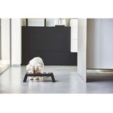 MiaCara Metalni set posuda s postoljem za pse Desco Black M – | shoptok.hr