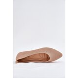 Boto Mesh Fabric Women's Ballet Flats Dark Beige Sarina | shoptok.hr