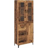  Highboard Staro drvo 69,5 x 34 x 180 cm Konstruirano drvo Slike