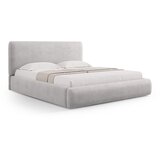 Cosmopolitan Design Svijetlo sivi tapecirani bračni krevet s prostorom za odlaganje s podnicom 140x200 cm Colonel – | shoptok.hr
