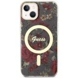  originalni guess ovitek flowers GUHMP14SHCFWSA z magsafe za iphone 14 6.1 - kaki | Shoptok.si